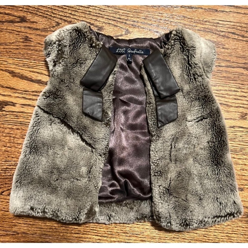 Lili Gaufrette | Faux Fur‎ Vest Girls Sz 12M
